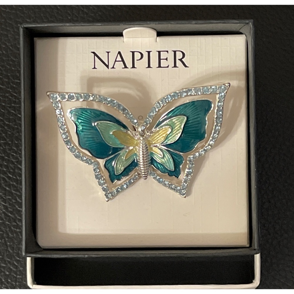 NEW IN BOX Napier Butterfly Brooch Pin **NEW**